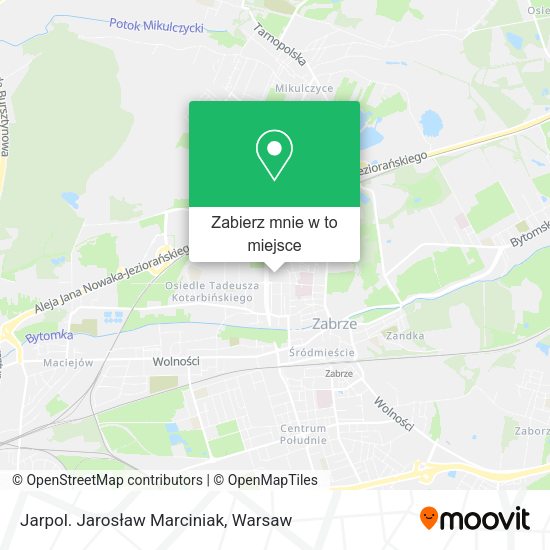 Mapa Jarpol. Jarosław Marciniak