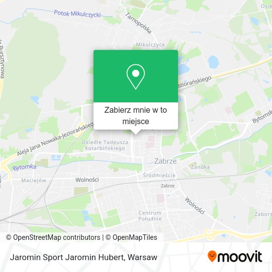 Mapa Jaromin Sport Jaromin Hubert