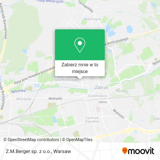 Mapa Z.M.Berger sp. z o.o.