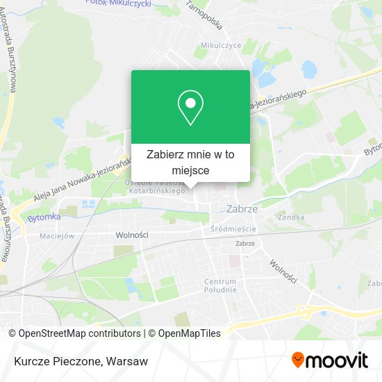 Mapa Kurcze Pieczone