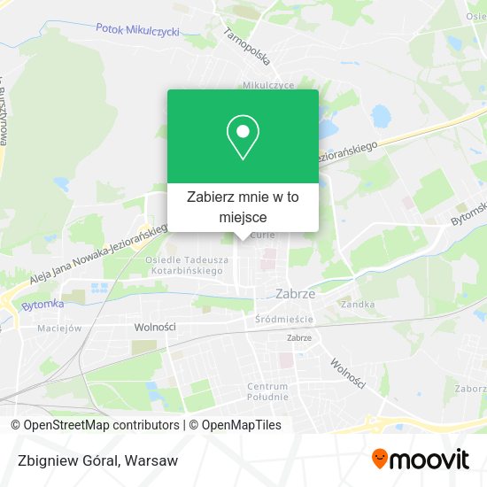 Mapa Zbigniew Góral