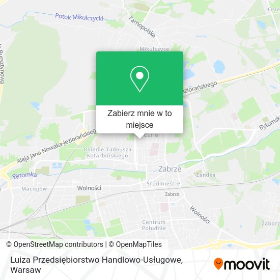 Mapa Luiza Przedsiębiorstwo Handlowo-Usługowe