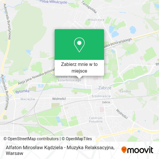 Mapa Alfaton Mirosław Kądziela - Muzyka Relaksacyjna