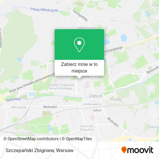 Mapa Szczepański Zbigniew