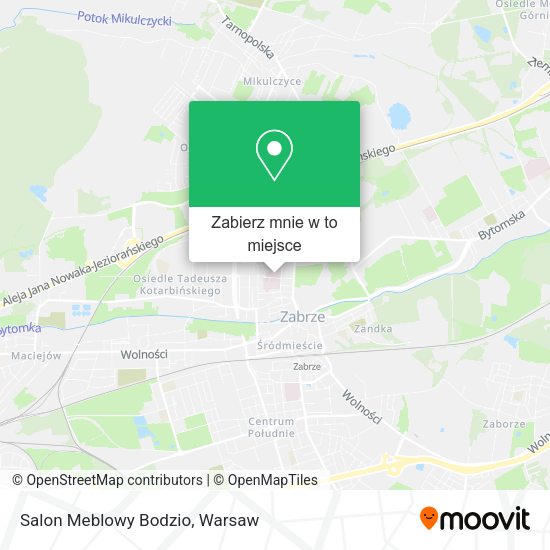 Mapa Salon Meblowy Bodzio