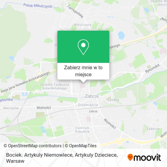 Mapa Bociek. Artykuly Niemowlece, Artykuly Dzieciece