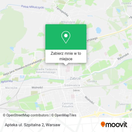 Mapa Apteka ul. Szpitalna 2