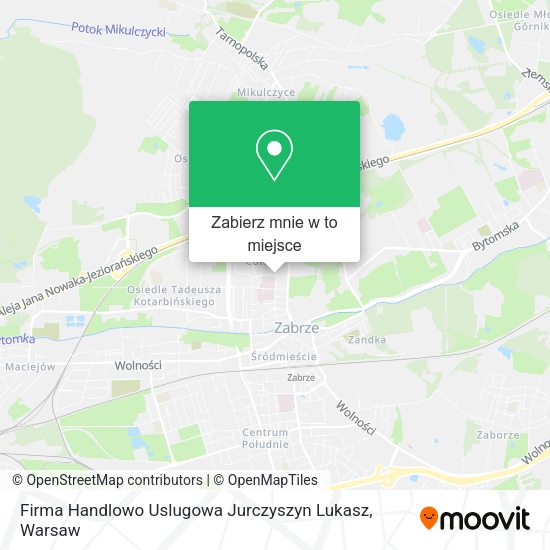 Mapa Firma Handlowo Uslugowa Jurczyszyn Lukasz