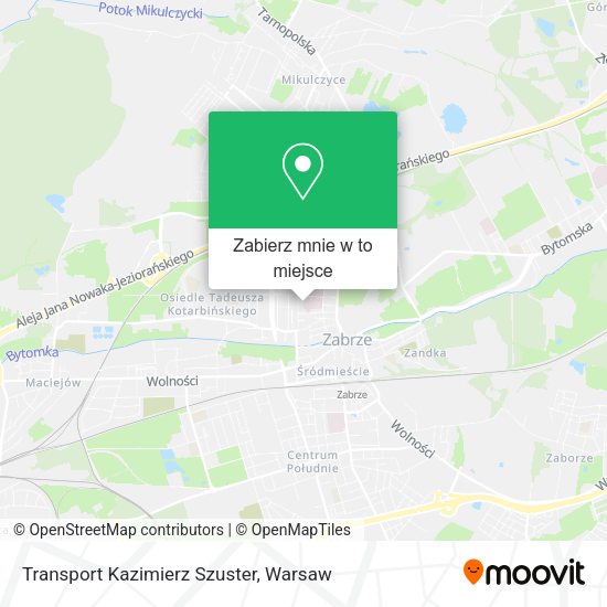 Mapa Transport Kazimierz Szuster