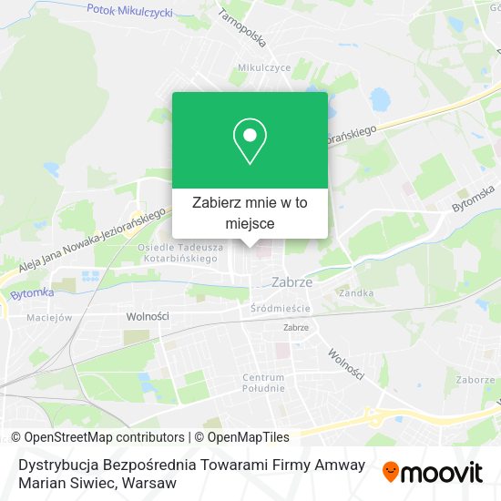 Mapa Dystrybucja Bezpośrednia Towarami Firmy Amway Marian Siwiec