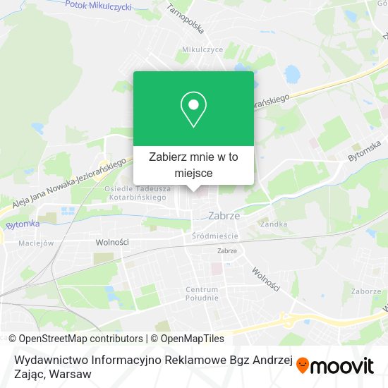 Mapa Wydawnictwo Informacyjno Reklamowe Bgz Andrzej Zając