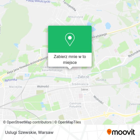 Mapa Uslugi Szewskie