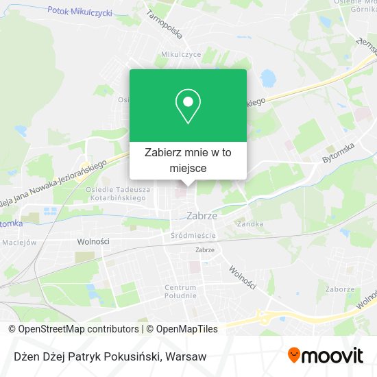 Mapa Dżen Dżej Patryk Pokusiński