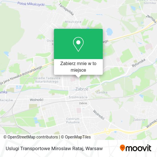 Mapa Uslugi Transportowe Miroslaw Rataj