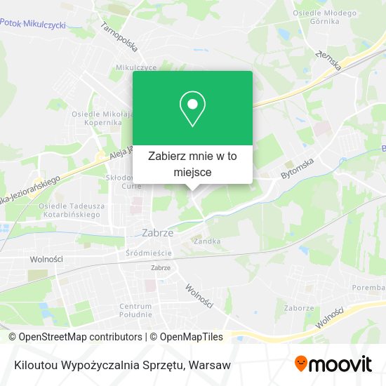 Mapa Kiloutou Wypożyczalnia Sprzętu