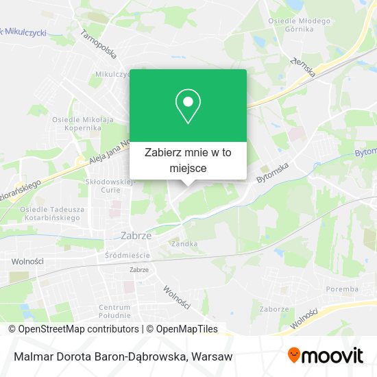 Mapa Malmar Dorota Baron-Dąbrowska