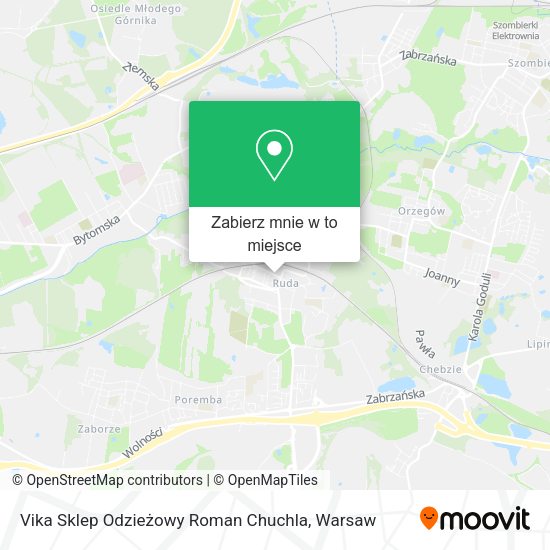 Mapa Vika Sklep Odzieżowy Roman Chuchla