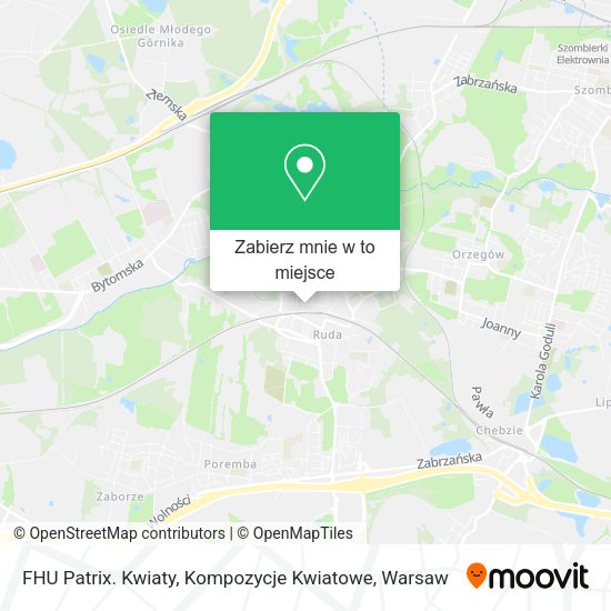 Mapa FHU Patrix. Kwiaty, Kompozycje Kwiatowe