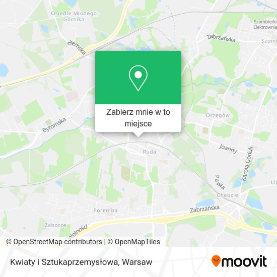 Mapa Kwiaty i Sztukaprzemysłowa