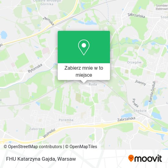 Mapa FHU Katarzyna Gajda