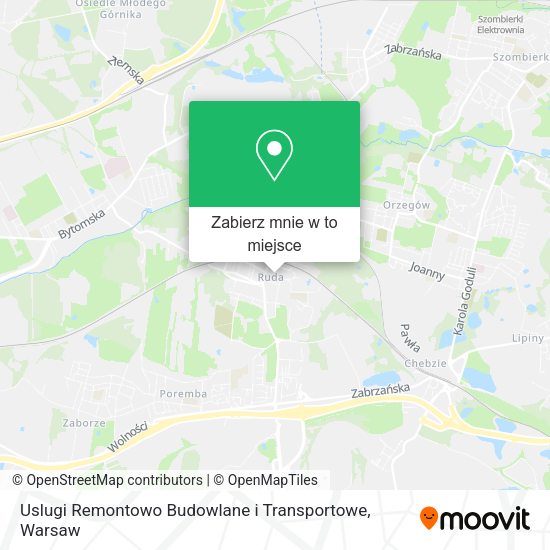 Mapa Uslugi Remontowo Budowlane i Transportowe
