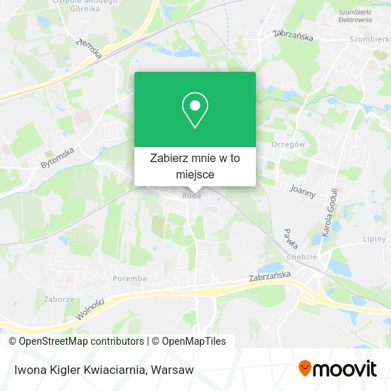 Mapa Iwona Kigler Kwiaciarnia