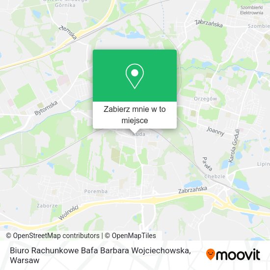 Mapa Biuro Rachunkowe Bafa Barbara Wojciechowska