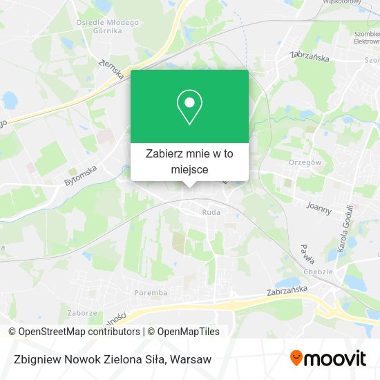 Mapa Zbigniew Nowok Zielona Siła