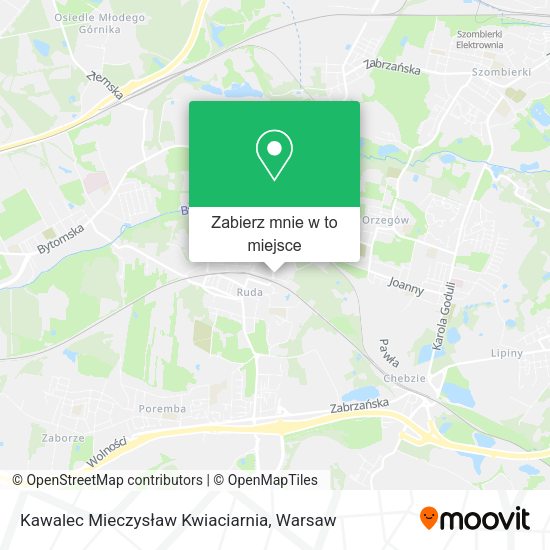 Mapa Kawalec Mieczysław Kwiaciarnia