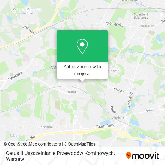 Mapa Cetus II Uszczelnianie Przewodów Kominowych