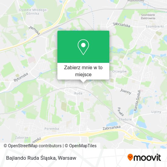 Mapa Bajlando Ruda Śląska