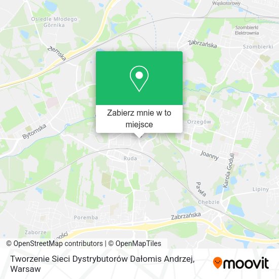 Mapa Tworzenie Sieci Dystrybutorów Dałomis Andrzej