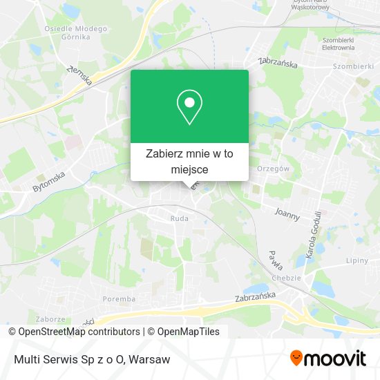 Mapa Multi Serwis Sp z o O