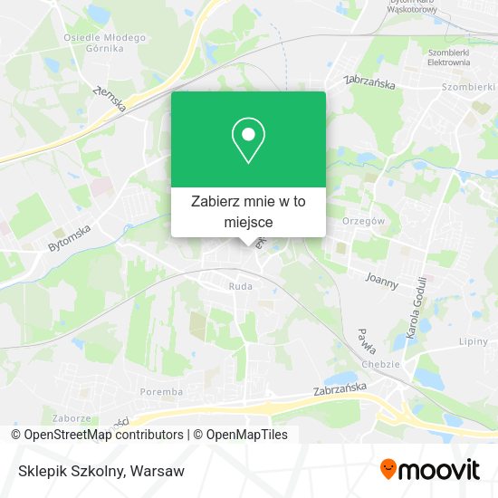 Mapa Sklepik Szkolny