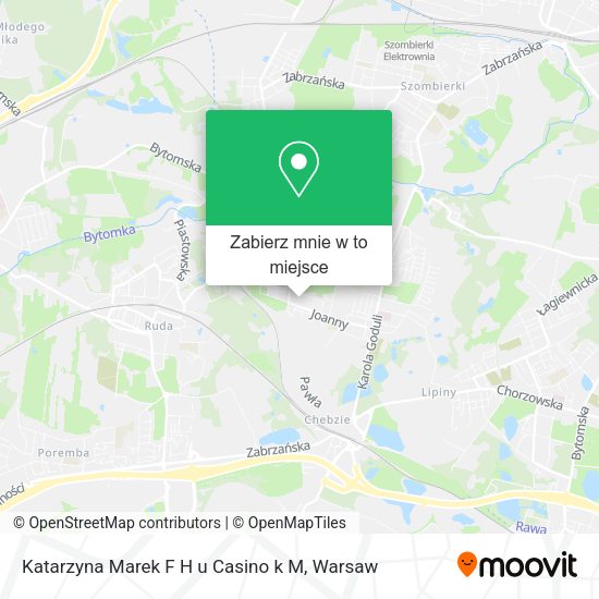 Mapa Katarzyna Marek F H u Casino k M