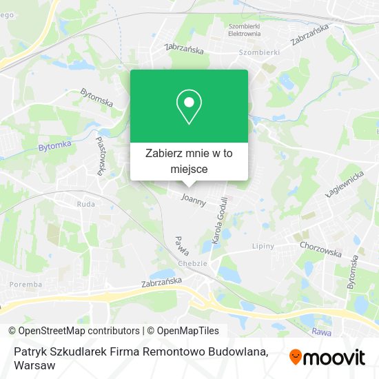 Mapa Patryk Szkudlarek Firma Remontowo Budowlana