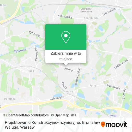 Mapa Projektowanie Konstrukcyjno-Inżynieryjne. Bronisław Waluga