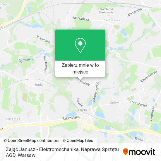 Mapa Zając Janusz - Elektromechanika, Naprawa Sprzętu AGD