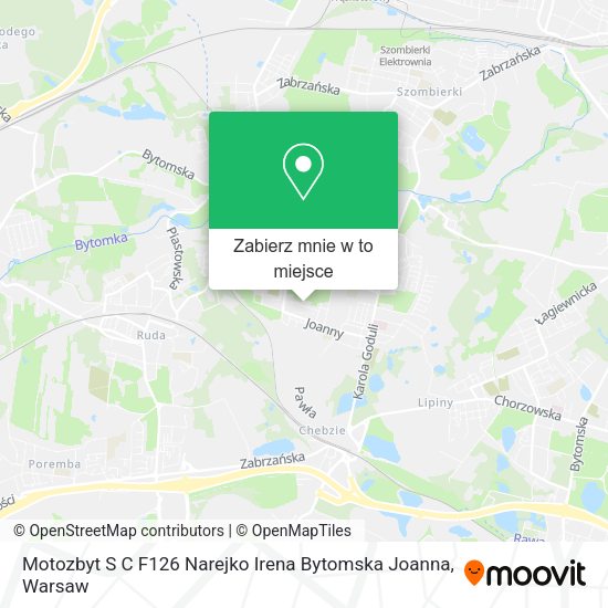 Mapa Motozbyt S C F126 Narejko Irena Bytomska Joanna