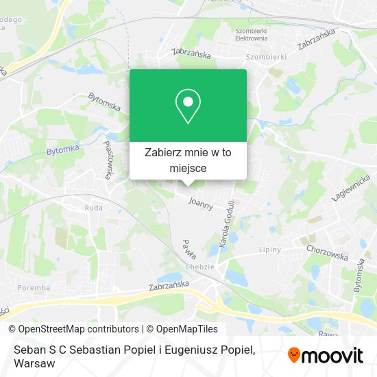 Mapa Seban S C Sebastian Popiel i Eugeniusz Popiel