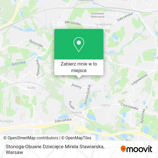 Mapa Stonoga-Obuwie Dziecięce Mirela Stawiarska