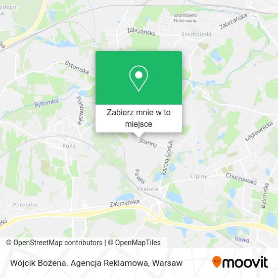 Mapa Wójcik Bożena. Agencja Reklamowa