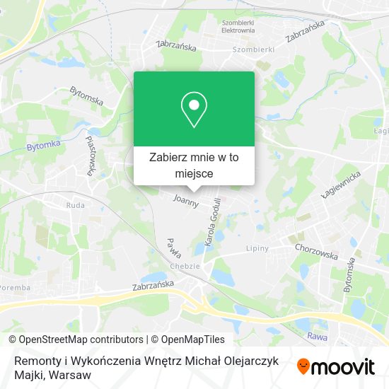 Mapa Remonty i Wykończenia Wnętrz Michał Olejarczyk Majki