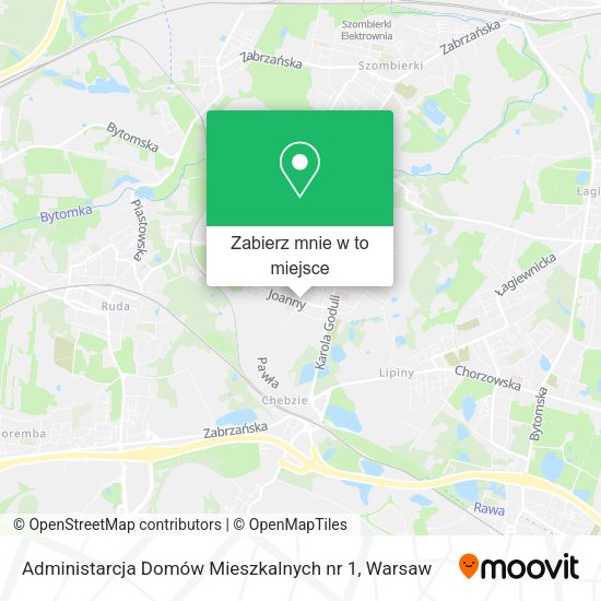 Mapa Administarcja Domów Mieszkalnych nr 1