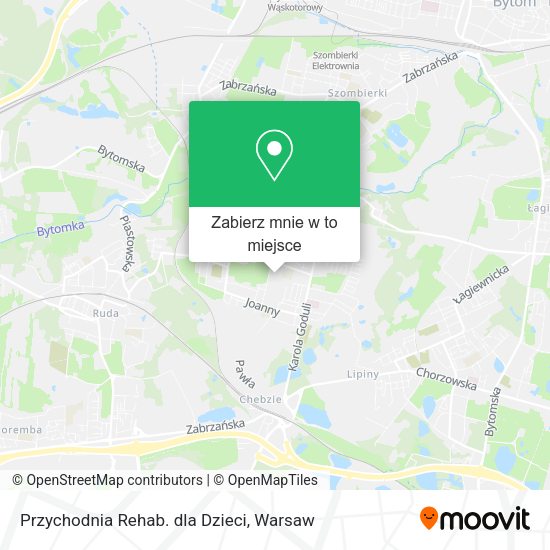 Mapa Przychodnia Rehab. dla Dzieci