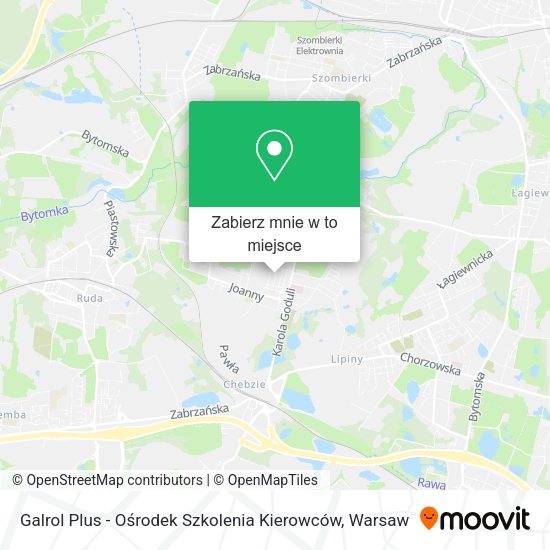 Mapa Galrol Plus - Ośrodek Szkolenia Kierowców