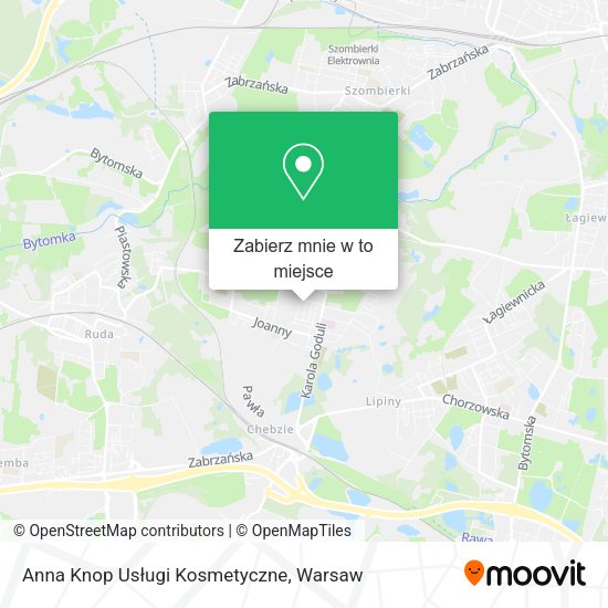 Mapa Anna Knop Usługi Kosmetyczne