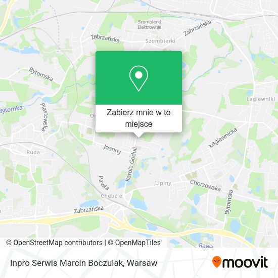 Mapa Inpro Serwis Marcin Boczulak