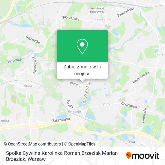 Mapa Spolka Cywilna Karolinka Roman Brzeziak Marian Brzeziak