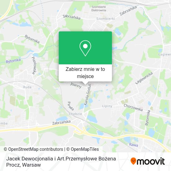 Mapa Jacek Dewocjonalia i Art.Przemysłowe Bożena Procz